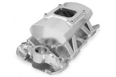 Sheet Metal Fabricated Intake Manifold Small Block Chevy Sheet Metal Fabricated Intake Manifold Sbc Single Plane Carbureted Silver With Logo Sniper EFI