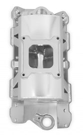 Sheet Metal Fabricated Intake Manifold Small Block Chevy Sheet Metal Fabricated Intake Manifold Sbc Single Plane Carbureted Silver With Logo Sniper EFI
