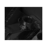 Sheet Metal Fabricated Intake Manifold Small Block Chevy Sbc Single Plane Carbureted Black With Logo Sniper EFI