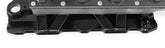 Sheet Metal Fabricated Intake Manifold Small Block Chevy Fabricated Intake Manifold Sbc Single Plane Carbureted (2 X 4150 Style Flange Changeable Plate) Black With Logo Sniper EFI