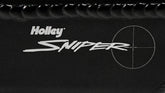 Sheet Metal Fabricated Intake Manifold Small Block Chevy Fabricated Intake Manifold Sbc Single Plane Carbureted (2 X 4150 Style Flange Changeable Plate) Black With Logo Sniper EFI