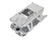 Sheet Metal Fabricated Intake Manifold Small Block Chevy Fabricated Intake Manifold Sbc Single Plane Carbureted (4500 Style Flange Changeable Plate) Silver With Logo Sniper EFI