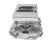 Sheet Metal Fabricated Intake Manifold Small Block Chevy Fabricated Intake Manifold Sbc Single Plane Carbureted (4500 Style Flange Changeable Plate) Silver With Logo Sniper EFI