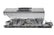 Sheet Metal Fabricated Intake Manifold Small Block Chevy Fabricated Intake Manifold Sbc Single Plane Carbureted (4500 Style Flange Changeable Plate) Silver With Logo Sniper EFI
