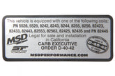 MSD Blaster Ignition Coil Gen Iii Hemi 05-24 Black 8-Pack 5.7/6.1/6.2/6.4 2005-2024 Hemi 5.7L/6.1L/6.2L/6.4L MSD Ignition