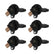 MSD Ignition Coil Ford Ecoboost 3.5L V6 3-Pin Connector Black 6-Pack 2010-2016 Ford Ecoboost 3.5L V6 3-Pin Connector MSD Ignition