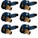MSD Ignition Coil Ford Ecoboost 3.5L V6 3-Pin Connector Blue 6-Pack 2010-2016 Ford Ecoboost 3.5L V6 3-Pin Connector MSD Ignition