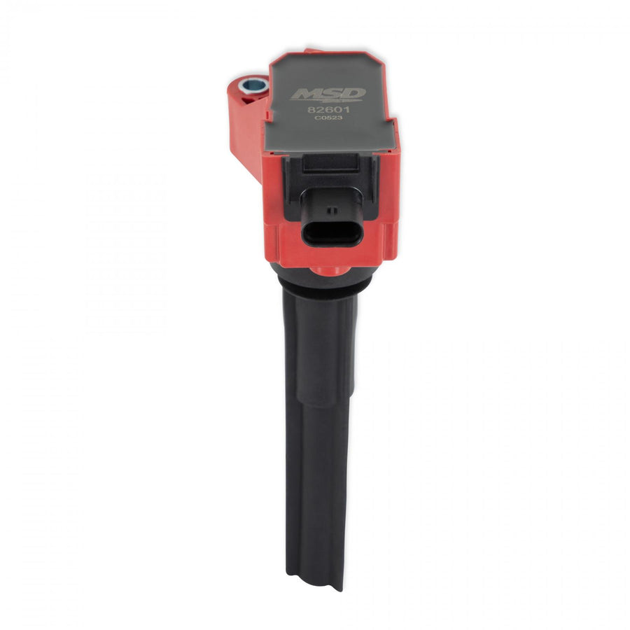 MSD Ignition Coil Ford Ecoboost 2.7L / 3.0L V6 Red Single 2018-2024 Ford Ecoboost 2.7L / 3.0L V6 MSD Ignition