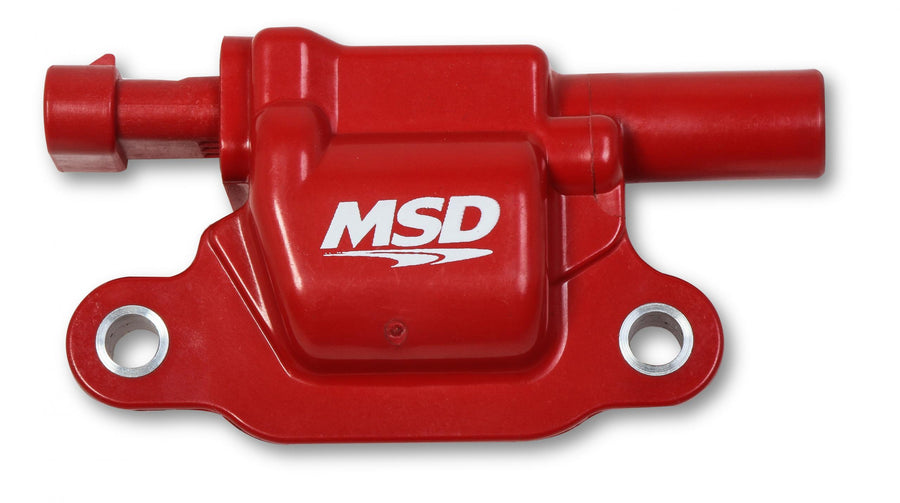 MSD Ignition Coil Blaster Series Gen V Gdi Engine Red Square 2014-Up GM Lt Direct Injected Engine Square MSD Ignition