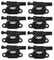 MSD Ignition Coil Blaster Series Gen V Gdi Engine Black 8-Pack Square 2014-Up GM Lt Direct Injected Engine Square MSD Ignition