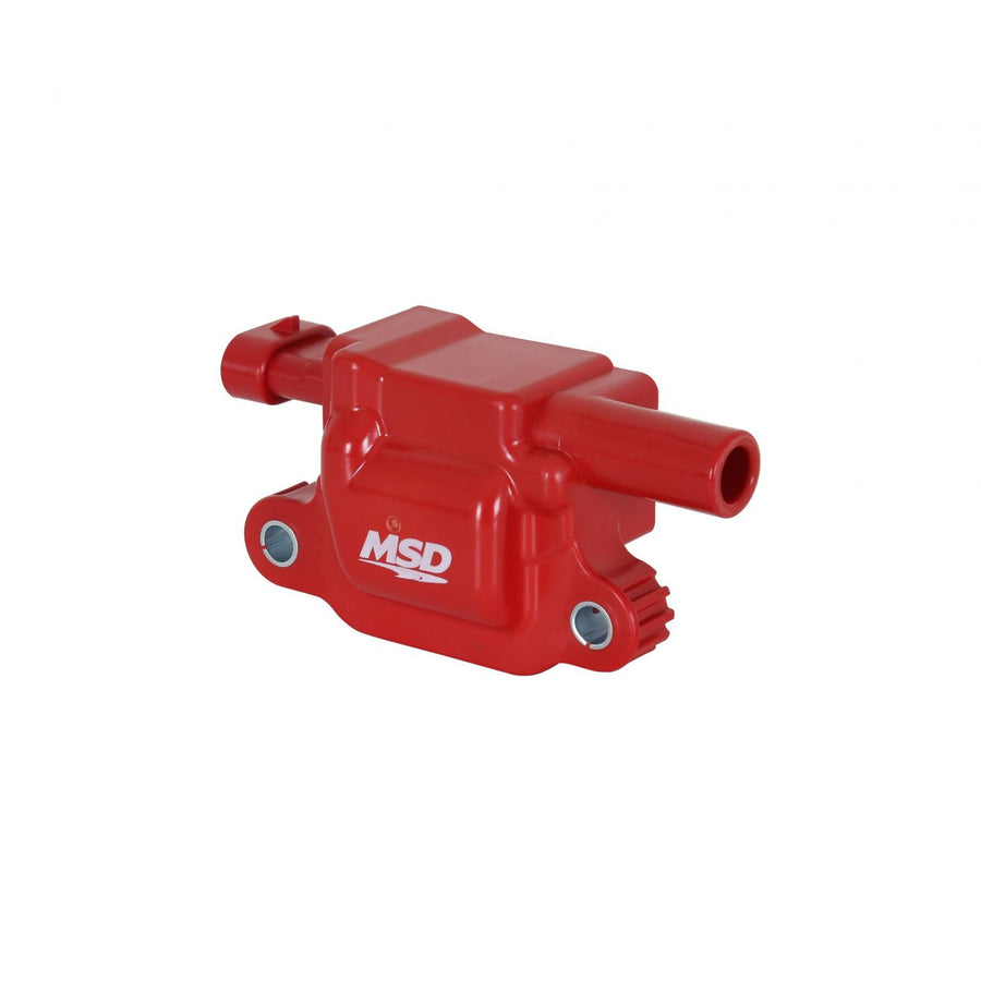 MSD Ignition Coil Blaster Series Gen V Gdi Engine Red 8-Pack Square 2014-Up GM Lt Direct Injected Engine Square MSD Ignition