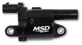 MSD Ignition Coil Blaster Series Gen V Gdi Engine Black 8-Pack- Round 2014-Up GM Lt Direct Injected Engine Round MSD Ignition