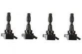 MSD Ignition Coil Blaster Series Hyundai/Kia 1.6L Turbo Black 4-Pack Fits Hyundai Elantra Sport/Kona/Sonata/Tucson/Veloster 2015-2020 1.6L Turbo Engine 2017-2020 Kia Forte Gt/Forte5/ Optima/Soul 1.6L Turbo Engine MSD Ignition