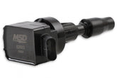 MSD Ignition Coil Blaster Series Hyundai/Kia 1.6L Turbo Black 4-Pack Fits Hyundai Elantra Sport/Kona/Sonata/Tucson/Veloster 2015-2020 1.6L Turbo Engine 2017-2020 Kia Forte Gt/Forte5/ Optima/Soul 1.6L Turbo Engine MSD Ignition