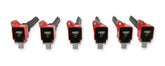 MSD Ignition Coil Ford Ecoboost 3.5L V6 Red 6-Pack 2017-2020 Ford F150 Ecoboost 3.5L V6 MSD Ignition
