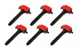 MSD Ignition Coil Blaster Chrysler V6 Red 6-Pack 2011-2021 Chrysler V6 3.6L MSD Ignition