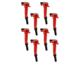 MSD Ignition Coil Ford F-Series 6.2L V8 Red 8-Pack 2010-2017 Ford F-Series Trucks 2011-2014 Ford F-150 2011-2017 F-250/F-350 Super Duty 2017 E-350 Super Duty 6.2L V8 Driver And Passenger MSD Ignition