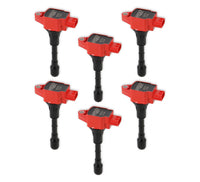 MSD Ignition Coil Blaster Series Fits Nissan/Infiniti 3.5L Red 6-Pack Fits Nissan 2007-2020 350Z/Altima/Maxima/Murano/Pathfinder/Quest Infiniti 2008-2020 G25 2.5L/Ex35/Fx35/G35/Jx35/M35/M35H/Q50/Q70/Qx60 3.5L Engine MSD Ignition