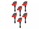 MSD Ignition Coil Blaster Series Fits Nissan/Infiniti 3.7L Red 6-Pack Fits Nissan 2009-2020 370Z Infiniti 2008-2019 Ex37/Fx37/G37/M37/Q40/Q50/Q60/Q70/Q70L/Qx50/Qx70 3.7L V6 Engine MSD Ignition