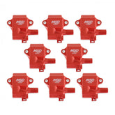 MSD Ignition Coil Pro Power Series GM LS1/Ls6 Engines Red 8-Pack 1997-2004 GM Cars W/Vin G/S 1998-2006 GM Trucks W/Vin E/D (8Th Digit) Additional 2-Pin Connector MSD Ignition