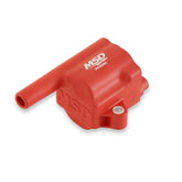 MSD Ignition Coil Pro Power Series GM LS Truck Style Red 8-Pack 1999-2007 GM Trucks 4.8/5.3/6.0L 2003-2007 Hummer 6.0L Vin Z/N/T/V/U/B/P (8Th Digit) MSD Ignition