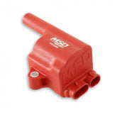 MSD Ignition Coil Pro Power Series GM LS Truck Style Red 8-Pack 1999-2007 GM Trucks 4.8/5.3/6.0L 2003-2007 Hummer 6.0L Vin Z/N/T/V/U/B/P (8Th Digit) MSD Ignition
