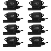 MSD Ignition Coil Pro Power Series GM LS2/Ls7 Engines Black 8-Pack 2005-2013 GM Cars 5.3/6.0/7.0/8.1L W/Vin M And C 2005-2013 GM Trucks 5.3/6.0L W/ Vin G/T/U/H (8Th Digit) MSD Ignition