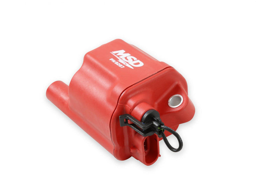 MSD Ignition Coil Pro Power Series GM LS2/Ls7 Engines Red 8-Pack 2005-2013 GM Cars 5.3/6.0/7.0/8.1L W/Vin M And C 2005-2013 GM Trucks 5.3/6.0L W/ Vin G/T/U/H (8Th Digit) MSD Ignition