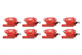 MSD Ignition Coil Pro Power Series GM LS2/Ls7 Engines Red 8-Pack 2005-2013 GM Cars 5.3/6.0/7.0/8.1L W/Vin M And C 2005-2013 GM Trucks 5.3/6.0L W/ Vin G/T/U/H (8Th Digit) MSD Ignition