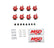 MSD Ignition Coil Smart 8-Pack Red Universal Use With Holley Or MSD EFI Systems MSD Ignition