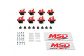 MSD Ignition Coil Smart 8-Pack Red Universal Use With Holley Or MSD EFI Systems MSD Ignition