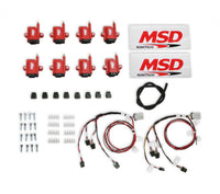 MSD Ignition Coil Smart Big Wire Kit Red Universal Use With Holley Or MSD EFI Systems MSD Ignition