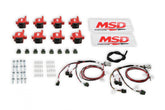 MSD Ignition Coil Smart Big Wire Kit Red Universal Use With Holley Or MSD EFI Systems MSD Ignition