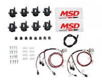 MSD Ignition Coil Smart Big Wire Kit Black Universal Use With Holley Or MSD EFI Systems MSD Ignition