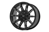 Rough Country Rough Country 83 Series Wheel | One-Piece | Gloss Black | 20x9 | 8x170 | -12mm 83200911
