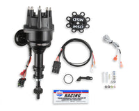 MSD Black Distributor, Ford, 351C-460, Ready-To-Run, Steel Gear MSD'S Black Distributor With Small Diameter Cap And Ready To Run W/Vacuum Advance And Steel Gear, No Ignition Box Needed MSD Ignition