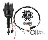 MSD Ready-To-Run Black Marine Distributor Ford 351C-460, Steel Gear MSD'S Black Marine Distributor With Small Diameter Cap And Ready To Run W/Steel Gear, No Ignition Box Needed MSD Ignition