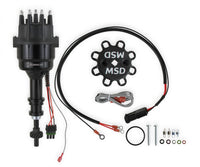 MSD Ready-To-Run Black Marine Distributor Ford 351C-460, Steel Gear MSD'S Black Marine Distributor With Small Diameter Cap And Ready To Run W/Steel Gear, No Ignition Box Needed MSD Ignition