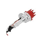 Ford 351C-460 Ready-To-Run Pro-Billet Distributor Ready-To-Run Distributors Include A Built-In Ignition Module. No MSD Ignition Control Required. Includes An Iron Gear And A Rev Limiter MSD Ignition