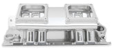 Sheet Metal Fabricated Intake Manifold Big Block Chevy Fabricated Intake Manifold Bbc Single Plane 2 X 4500 Silver With Logo Sniper EFI