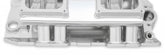 Sheet Metal Fabricated Intake Manifold Big Block Chevy Fabricated Intake Manifold Bbc Single Plane 2 X 4500 Silver With Logo Sniper EFI