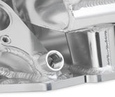 Sheet Metal Fabricated Intake Manifold Big Block Chevy Fabricated Intake Manifold Bbc Single Plane 2 X 4500 Silver With Logo Sniper EFI