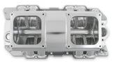 Sheet Metal Fabricated Intake Manifold Big Block Chevy Fabricated Intake Manifold Bbc Single Plane 2 X 4500 Silver With Logo Sniper EFI