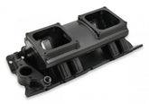 Sheet Metal Fabricated Intake Manifold Big Block Chevy Fabricated Intake Manifold Bbc Single Plane 2 X 4500 Black With Logo Sniper EFI