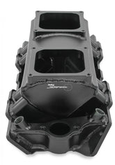 Sheet Metal Fabricated Intake Manifold Big Block Chevy Fabricated Intake Manifold Bbc Single Plane 2 X 4500 Black With Logo Sniper EFI