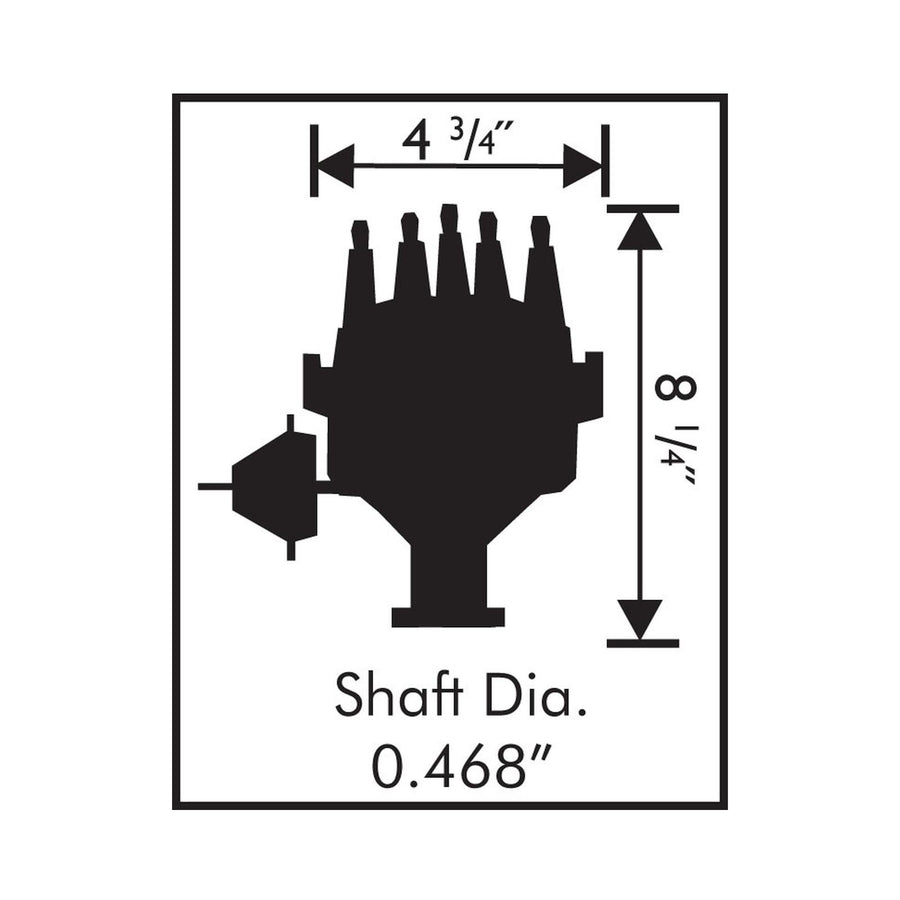 Ford 289/302 Ready-To-Run Distributor, Steel Gear Ready-To-Run Distributors Include A Built-In Ignition Module. No MSD Ignition Control Required. Includes A Steel Gear And A Rev Limiter MSD Ignition
