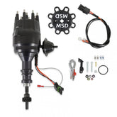 MSD Black Ford 289/302 Ready-To-Run Distributor Black Ready-To-Run Distributor Stealthy Good Looks To Your Chevy, Ford Or Chrysler A Snap MSD Ignition