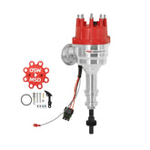 Ford 351W Ready-To-Run Pro-Billet Distributor Steel Gear Ready-To-Run Distributors Include A Built-In Ignition Module. No MSD Ignition Control Required. Includes An Steel Gear And A Rev Limiter MSD Ignition