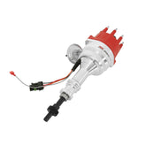 Ford 351W Ready-To-Run Pro-Billet Distributor Ready-To-Run Distributors Include A Built-In Ignition Module. No MSD Ignition Control Required. Includes An Iron Gear And A Rev Limiter MSD Ignition