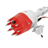 Ford 351W Ready-To-Run Pro-Billet Distributor Ready-To-Run Distributors Include A Built-In Ignition Module. No MSD Ignition Control Required. Includes An Iron Gear And A Rev Limiter MSD Ignition